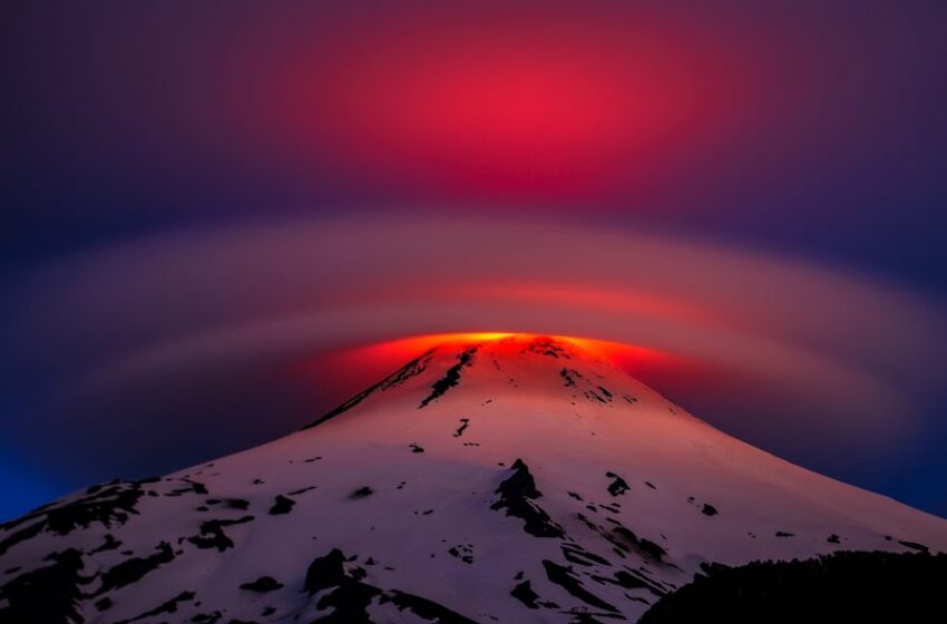  Doble premio en Londres recibe “cazador de volcanes” por fotografía al Villarrica
